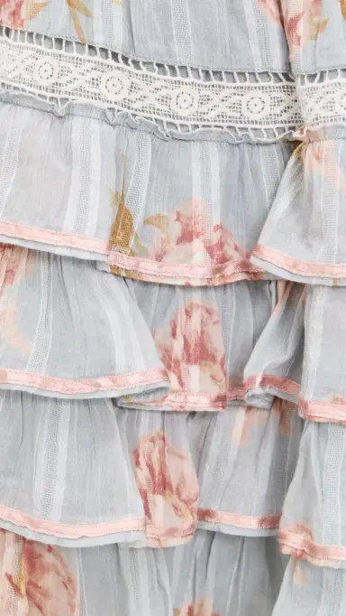 LoveShackFancy Kerch Mini Dress Rustic Sky | Thumbnail 6 LoveShackFancy Kerch Mini Dress Rustic Sky | Thumbnail 6