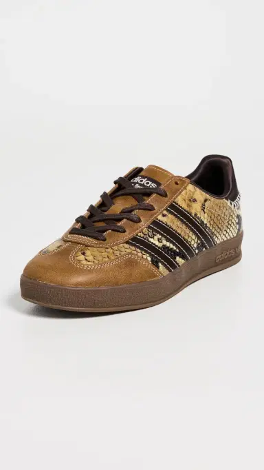 Adidas x Wales Bonner Gazelle Snake Sneakers dust rust/white/burgundy | Thumbnail 2