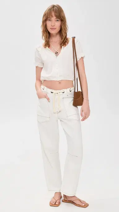 LIONESS Rush Hour Jeans Porcelain M | Thumbnail 5