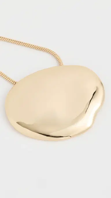 Ettika Molten Metal Pendant Necklace Gold One Size | Thumbnail 5
