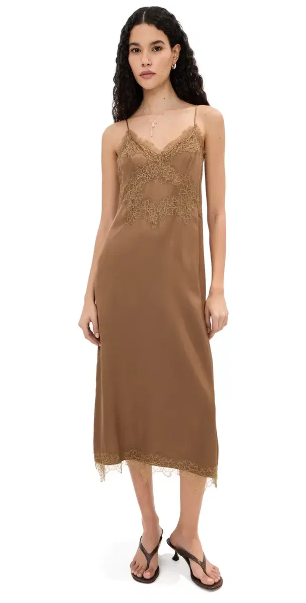 LE BOP Amara atin Dress Hazelnut