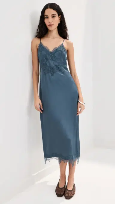 LE BOP Amara atin Dress Navy | Thumbnail 2