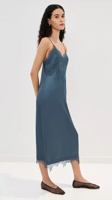 LE BOP Amara atin Dress Navy | Thumbnail 5