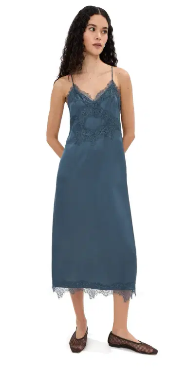 LE BOP Amara atin Dress Navy | Thumbnail 1
