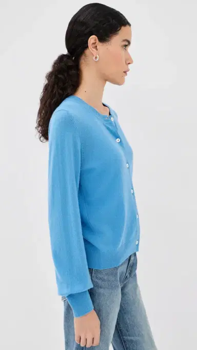 Daughter & Enya Cashmere Cardigan Blue | Thumbnail 5 Daughter & Enya Cashmere Cardigan Blue | Thumbnail 5
