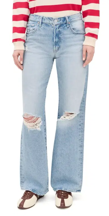 Mother The Mid Rise Maven Sneak Jeans | Thumbnail 1 Mother The Mid Rise Maven Sneak Jeans | Thumbnail 1