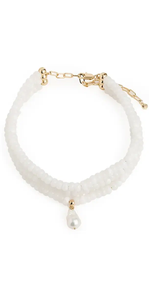 Ettika Marina Layers Necklace Bone One Size