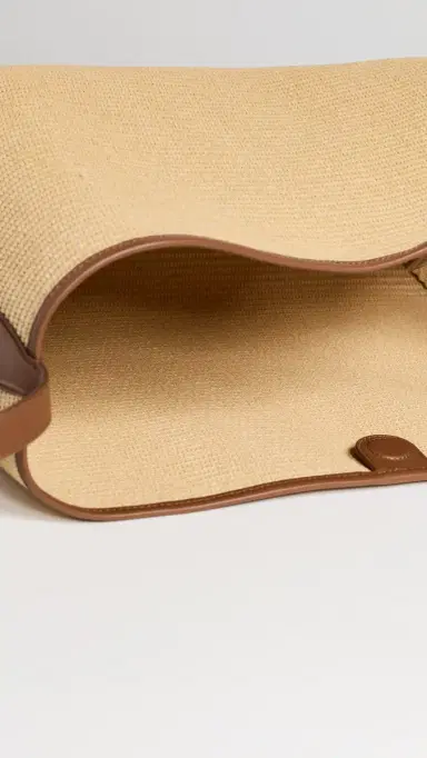 Vince Raffia Vivian Hobo Bag Natural One Size | Thumbnail 6