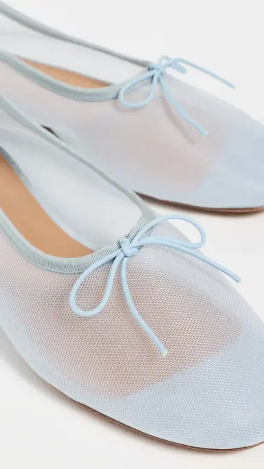 Mansur Gavriel Dream Ballerina Flats Baby Blue | Thumbnail 6