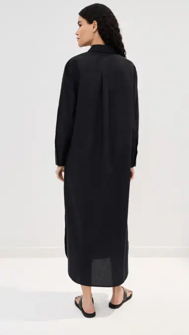 LE BOP Elliot Poplin Dress Black S | Thumbnail 3 LE BOP Elliot Poplin Dress Black S | Thumbnail 3