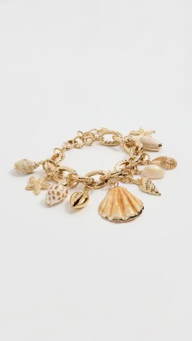 Ettika Mermaid Tears 18k Gold Plated Bracelet Gold One Size | Thumbnail 2
