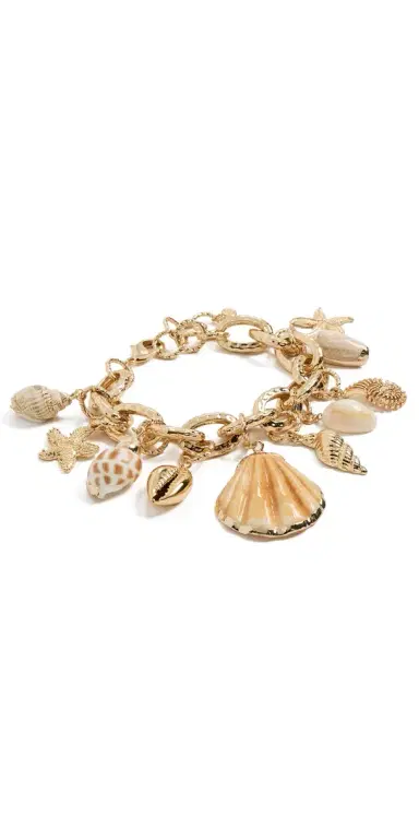 Ettika Mermaid Tears 18k Gold Plated Bracelet Gold One Size | Thumbnail 1