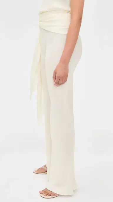 ViX Paula Hermanny x Rosie Huntington-Whiteley Rosie Pants Off White | Thumbnail 4