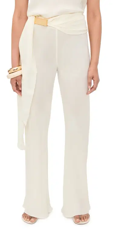 ViX Paula Hermanny x Rosie Huntington-Whiteley Rosie Pants Off White | Thumbnail 1