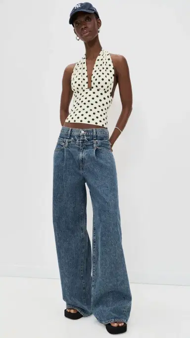 LIONESS Safari Halter Top Moonlight Polka L | Thumbnail 5