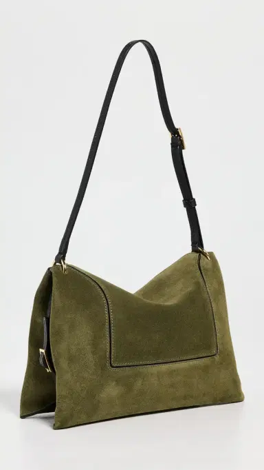 Wandler Penelope Slouch Bag Olive Suede One Size | Thumbnail 4