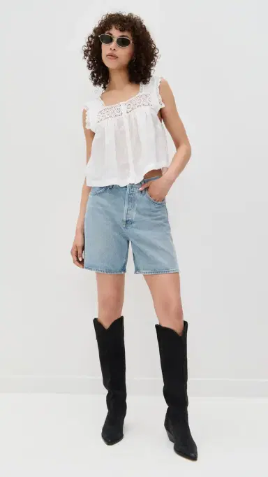 Citizens of Humanity ia Embroidered Top White | Thumbnail 5 Citizens of Humanity ia Embroidered Top White | Thumbnail 5