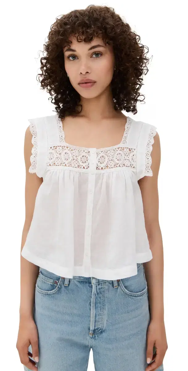 Citizens of Humanity ia Embroidered Top White