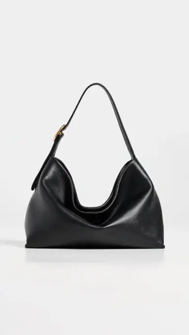 Vince Plonge Vivian Small Hobo Bag Black One Size | Thumbnail 2
