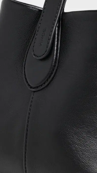 Vince Plonge Vivian Small Hobo Bag Black One Size | Thumbnail 6