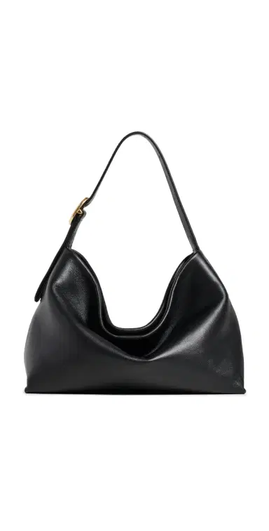 Vince Plonge Vivian Small Hobo Bag Black One Size | Thumbnail 1