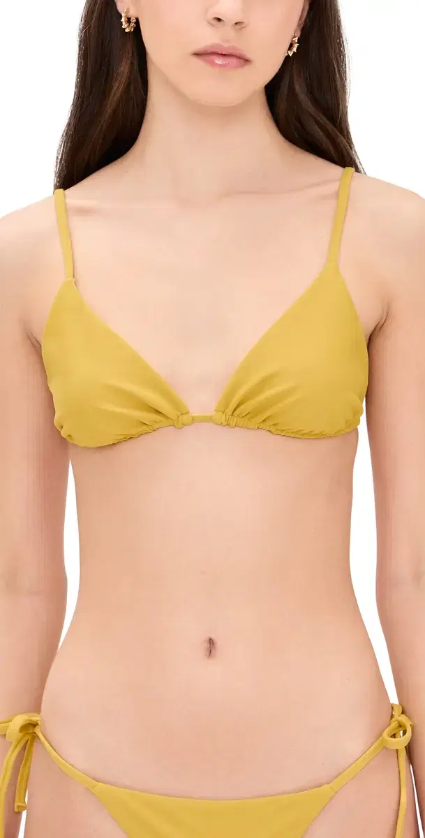 MIKOH Catalina Bikini Top Rattan
