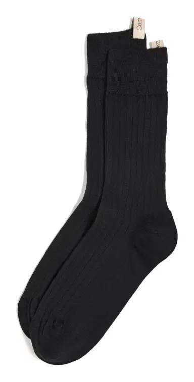 Comme Si The Yves Socks Black 35-38 | Thumbnail 1