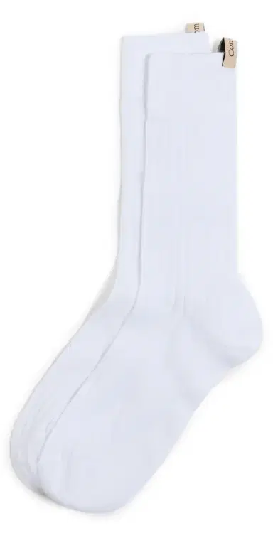 Comme Si The Yves Socks White | Thumbnail 1