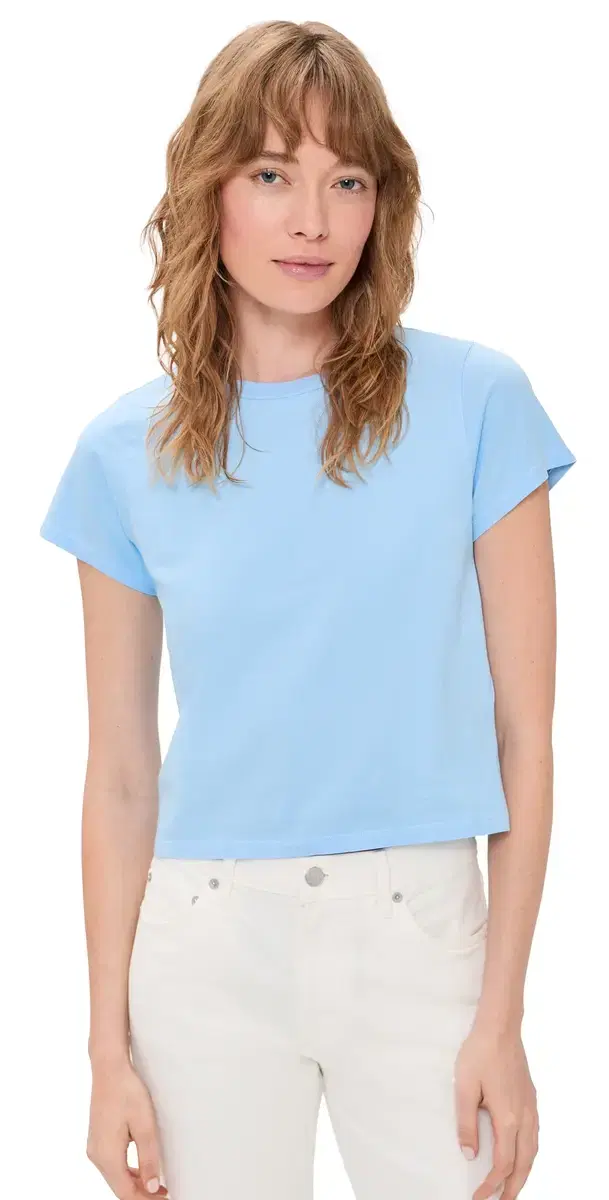 Crop Tee Baby Blue
