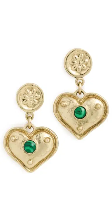 ALÉMAIS Jem Heart Drop Earrings Multi One Size | Thumbnail 1