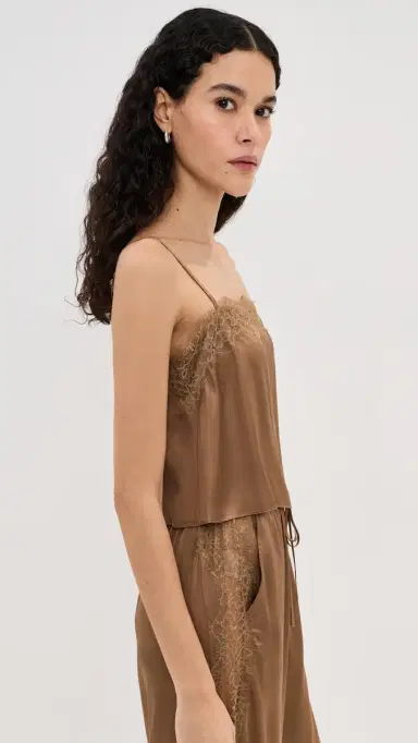 LE BOP Sienna Satin Top Hazelnut | Thumbnail 4