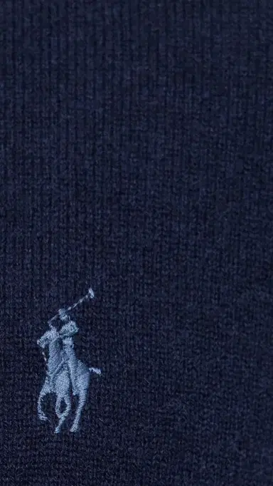 Polo Ralph Lauren Original Label Lux Merino Crew Neck Sweater Hunter Navy | Thumbnail 6