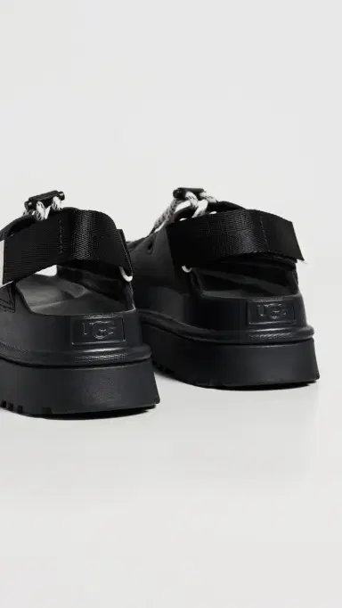 UGG Goldenglow Toggle Sandals Black | Thumbnail 4
