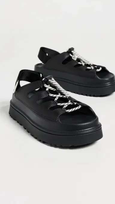 UGG Goldenglow Toggle Sandals Black | Thumbnail 5
