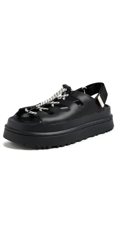 UGG Goldenglow Toggle Sandals Black | Thumbnail 1