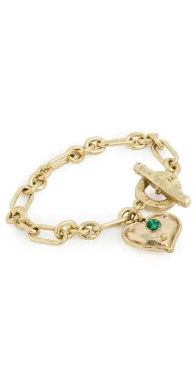 ALÉMAIS Jem Heart Charm Bracelet | Thumbnail 1