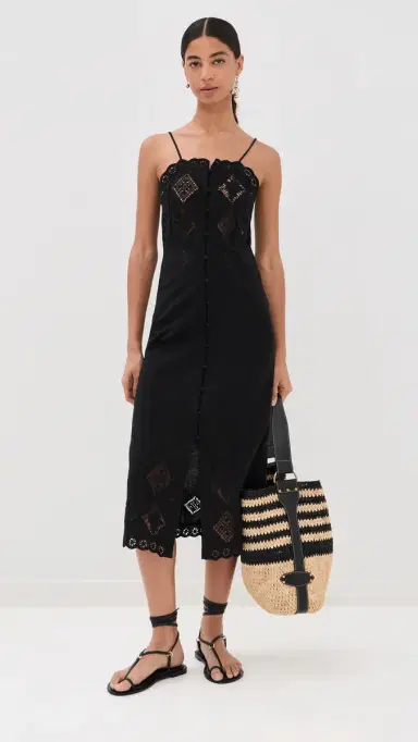 Isabel Marant Nelsane Dress Black | Thumbnail 5