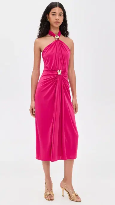 Cinq à Sept Bangle Kaily Dress Beetroot Purple | Thumbnail 2 Cinq à Sept Bangle Kaily Dress Beetroot Purple | Thumbnail 2