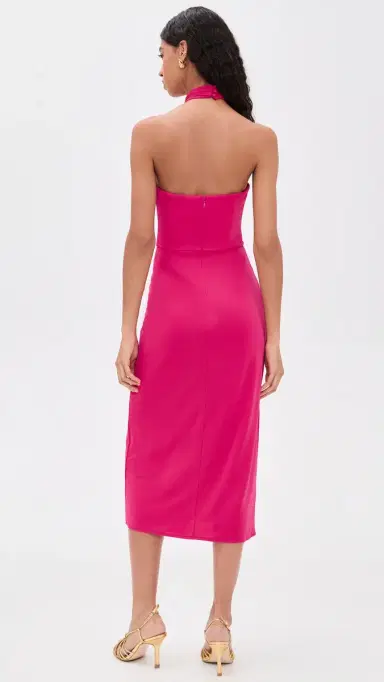 Cinq à Sept Bangle Kaily Dress Beetroot Purple | Thumbnail 3 Cinq à Sept Bangle Kaily Dress Beetroot Purple | Thumbnail 3