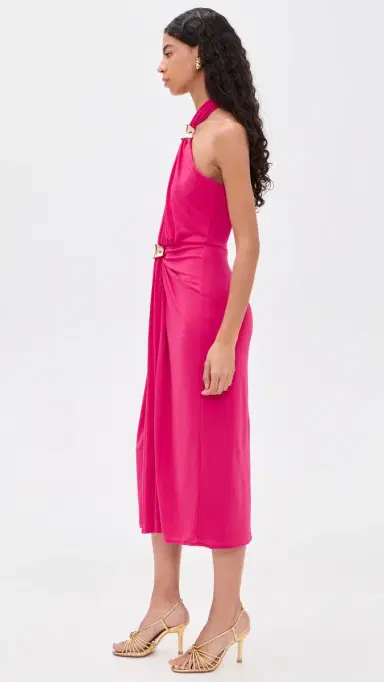 Cinq à Sept Bangle Kaily Dress Beetroot Purple | Thumbnail 4 Cinq à Sept Bangle Kaily Dress Beetroot Purple | Thumbnail 4