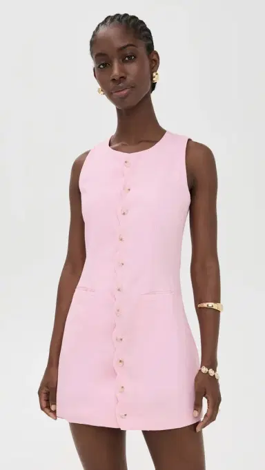 SEVEN WONDERS Stella Mini Dress Pink S | Thumbnail 2