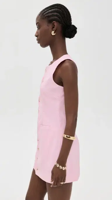 SEVEN WONDERS Stella Mini Dress Pink S | Thumbnail 4