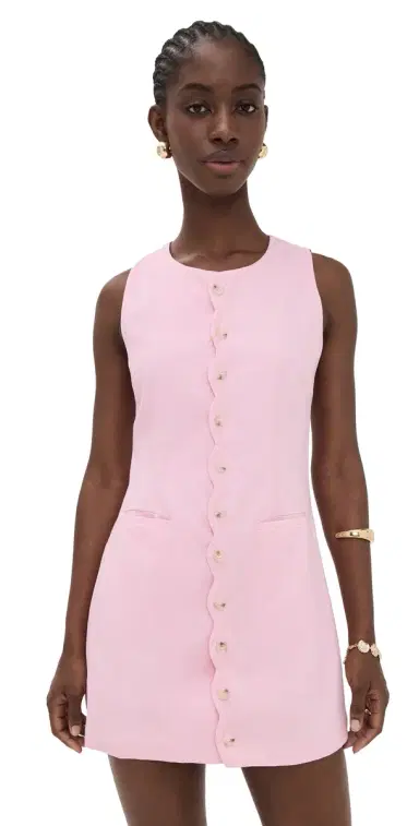 SEVEN WONDERS Stella Mini Dress Pink S | Thumbnail 1