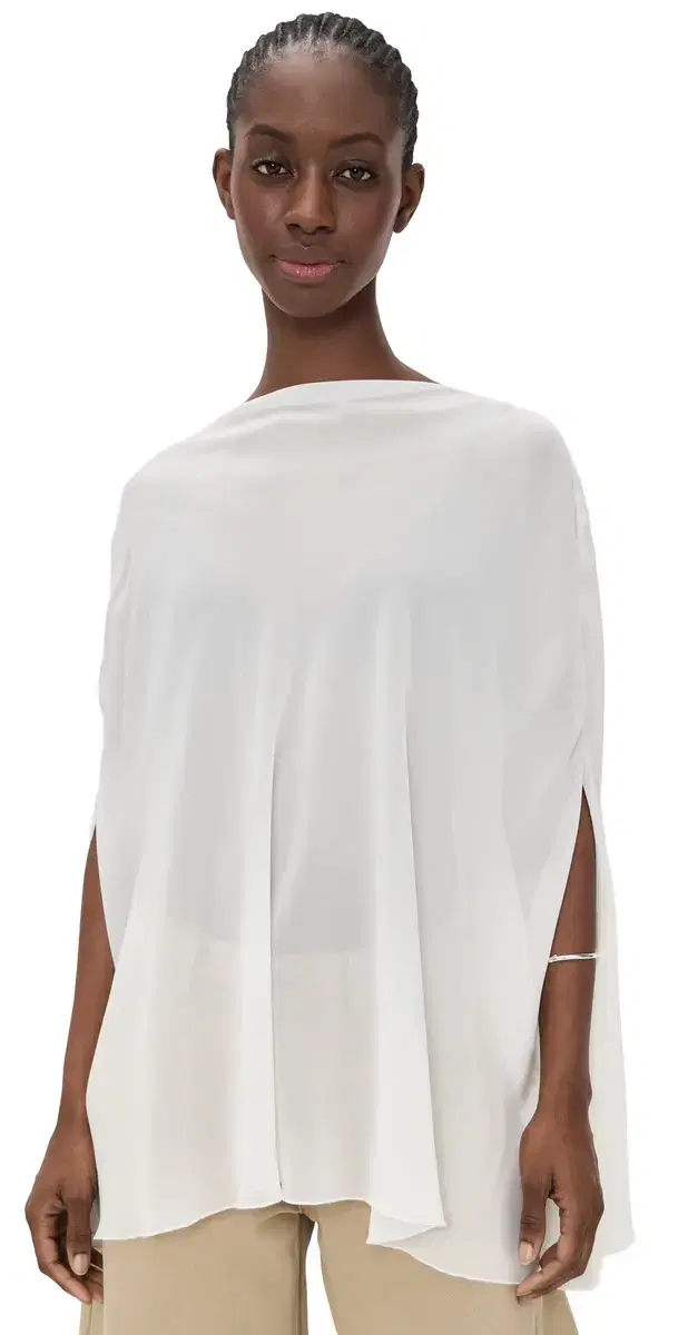 Aura Poncho Porcelain