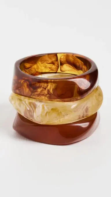 Luv AJ The Formentera Bangle Set Tortoise | Thumbnail 2
