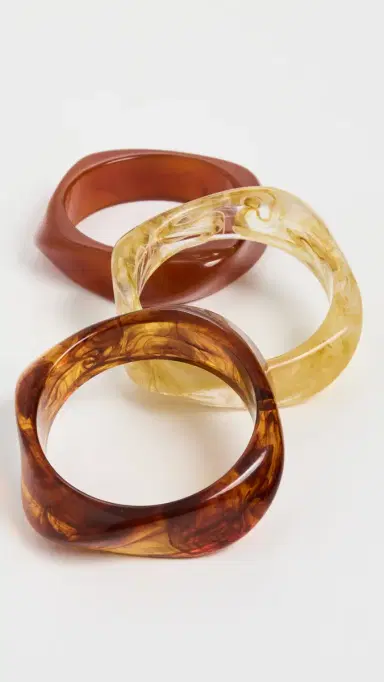 Luv AJ The Formentera Bangle Set Tortoise | Thumbnail 4