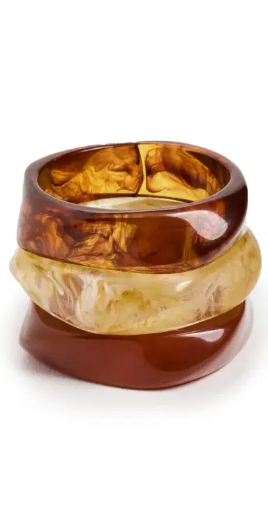 Luv AJ The Formentera Bangle Set Tortoise | Thumbnail 1