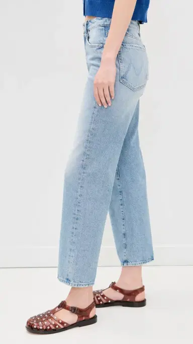 Mother The Rambler Zip Flood Jeans Reelin In The Fun | Thumbnail 4 Mother The Rambler Zip Flood Jeans Reelin In The Fun | Thumbnail 4