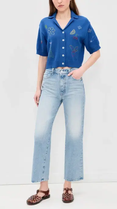 Mother The Rambler Zip Flood Jeans Reelin In The Fun | Thumbnail 5 Mother The Rambler Zip Flood Jeans Reelin In The Fun | Thumbnail 5