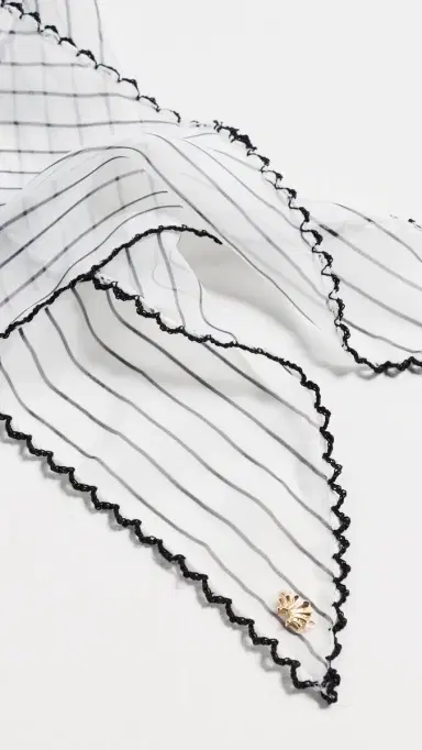 Lele Sadoughi Trim Triangle Scarf | Thumbnail 3